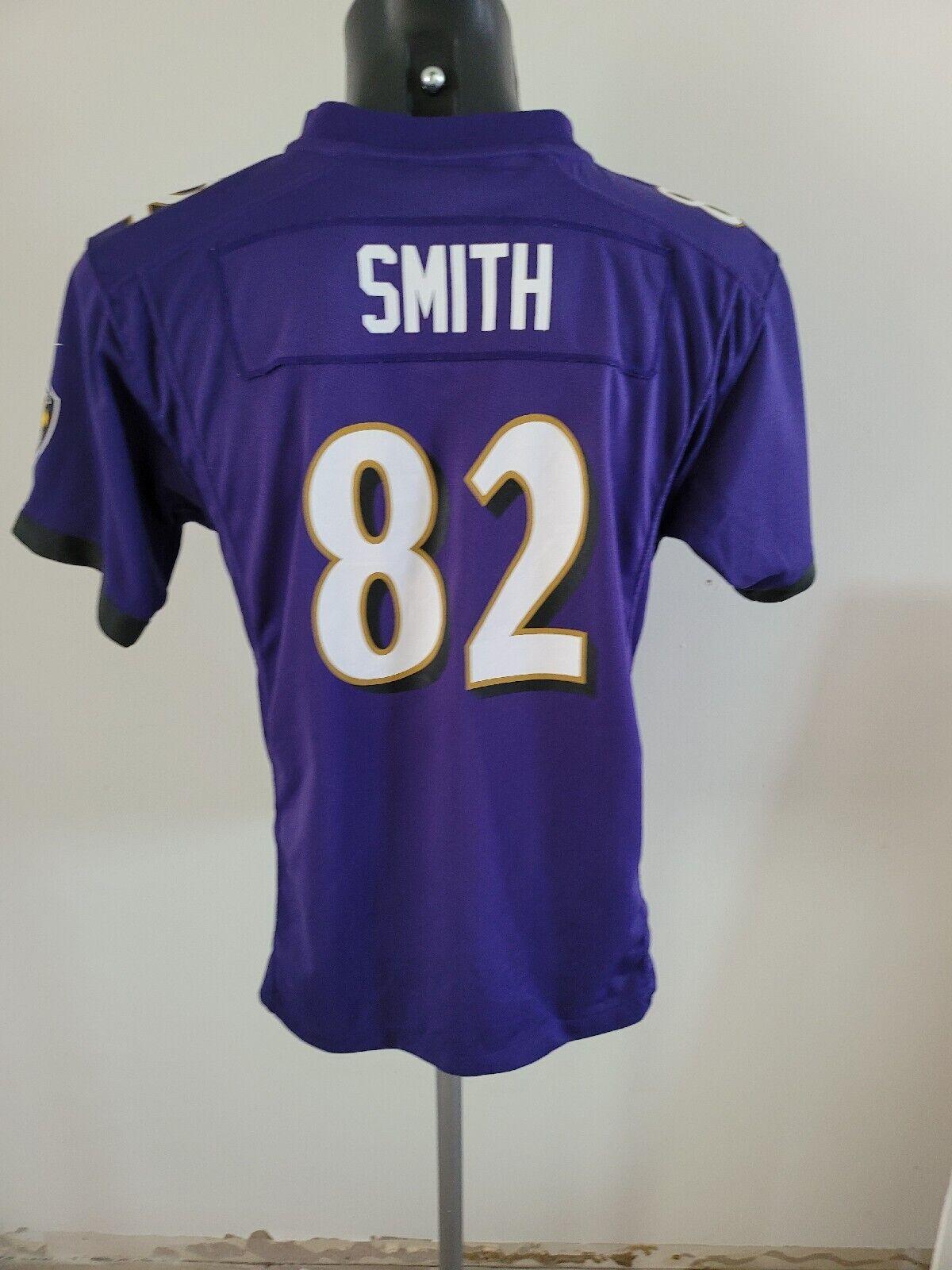 Nike Baltimore Ravens #82 Torrey Smith Youth NFL Jersey XL - On Field Authentic Design-USASTARFASHION