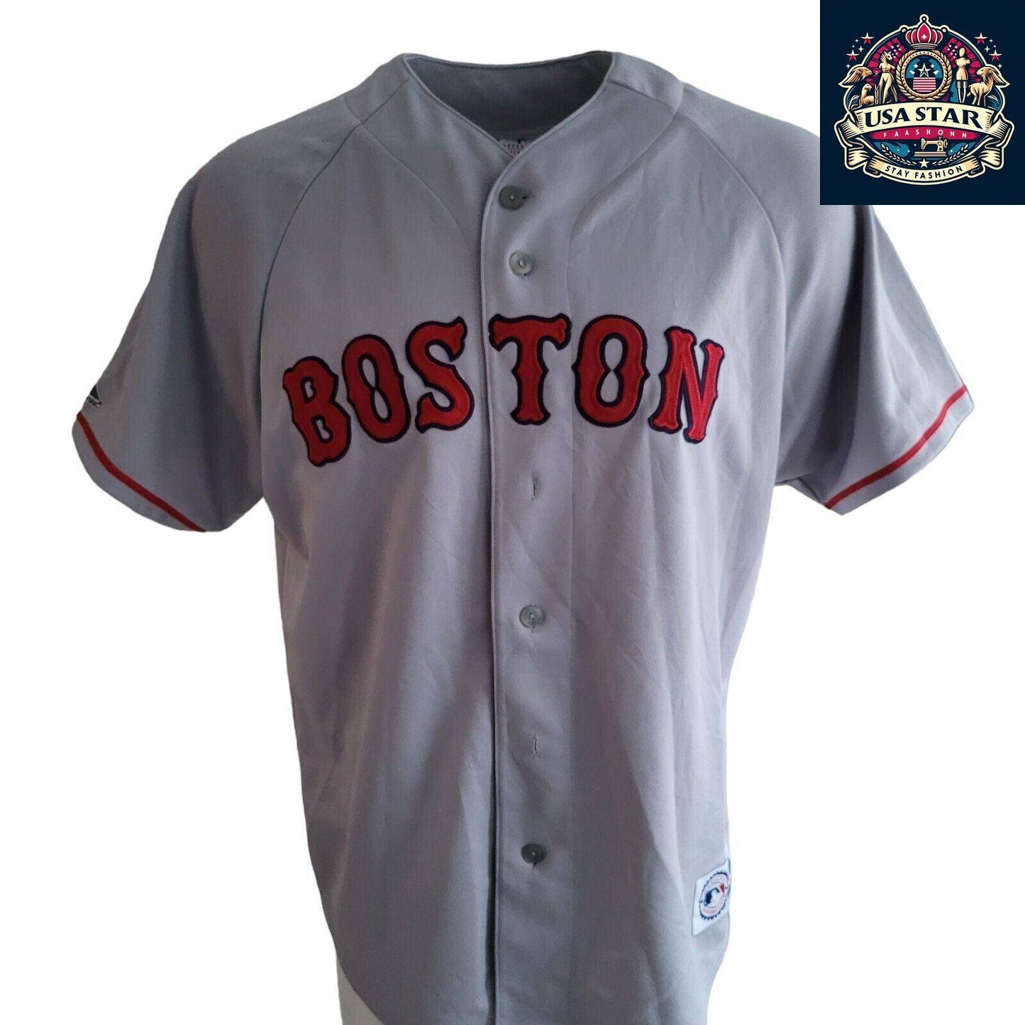 Pedro Martínez #45 Boston Red Sox Jersey XL - Majestic Authentic Vintage Baseball Shirt - USASTARFASHION