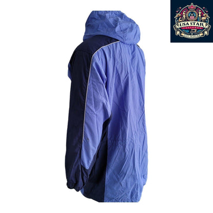 Columbia Women's Waterproof Jacket Size L - 100% Waterproof, Lightweight, Breathable in Stylish Blue - USASTARFASHION