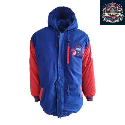 New York Giants Jacket - XL Triple Fat Goose Urban Parka with Down Insulation for Warmth - USASTARFASHION