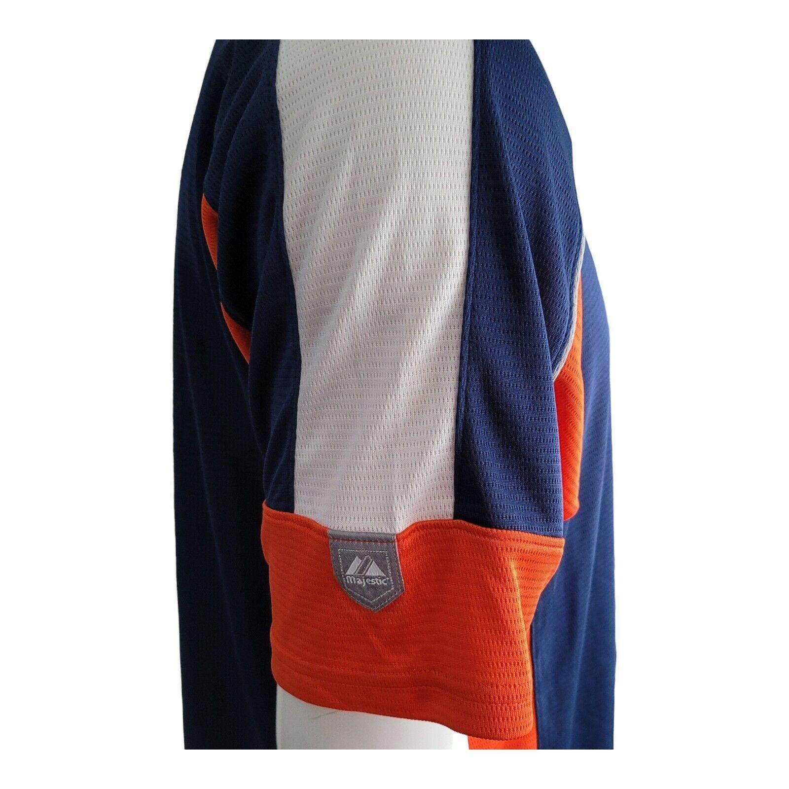 MLB Authentic Majestic Detroit Tigers Baseball Jersey - Size M - Navy/Orange - Genuine MLB Collection-USASTARFASHION