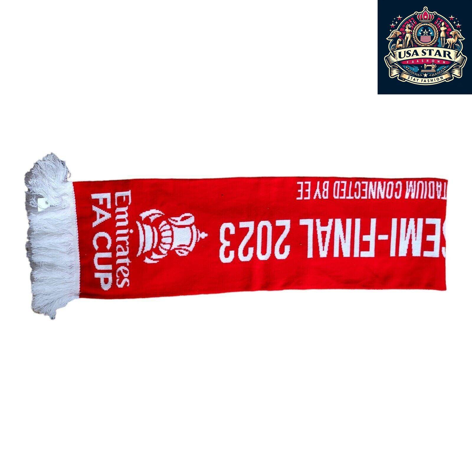 Sheffield United Scarf Vs Manchester City FA Cup Semi-Final Wembley 2023 Collector's Item - USASTARFASHION