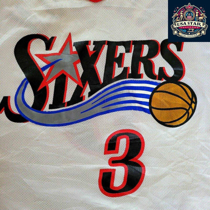 Allen Iverson #3 Jersey – Champion Brand XL (44) | Philadelphia 76ers Basketball Memorabilia - USASTARFASHION
