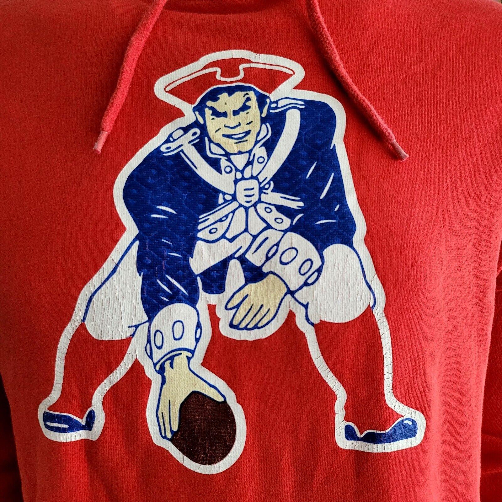 NFL New England Patriots Vintage 2000s Hoodie - Large Classic Logo-USASTARFASHION