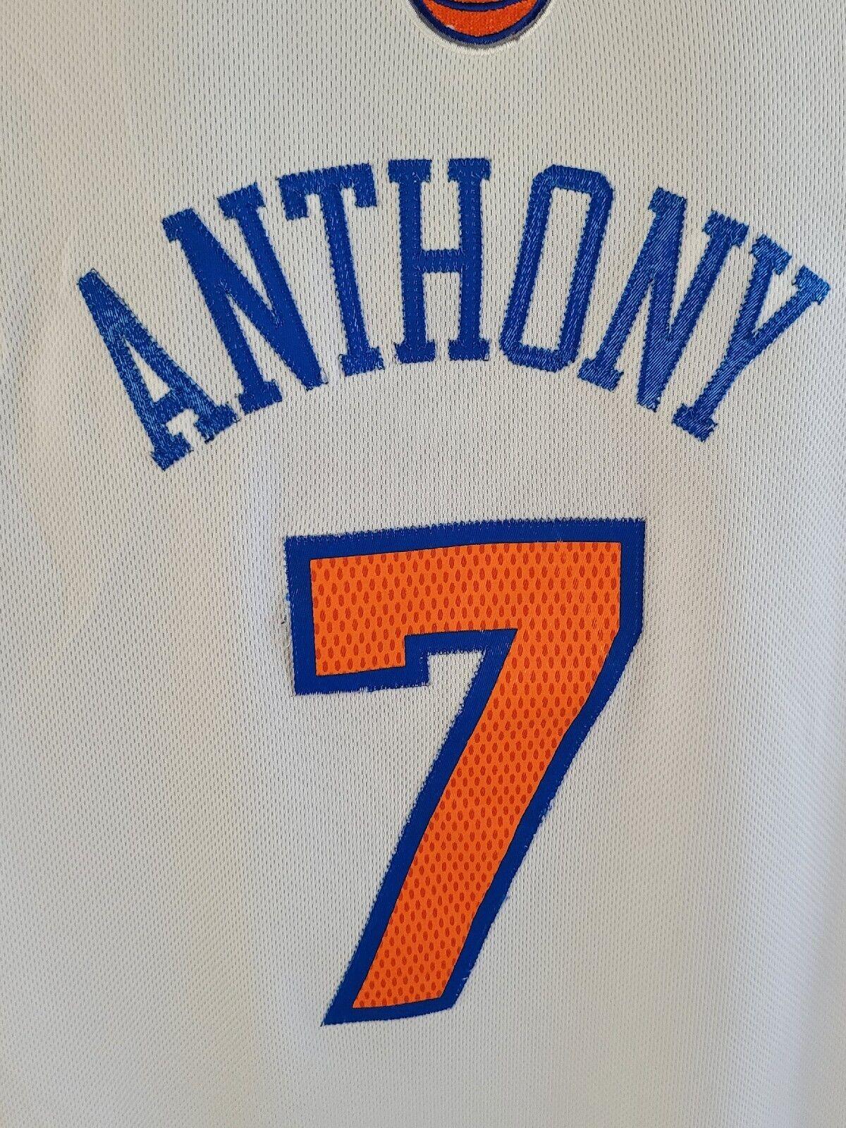 ADIDAS NBA New York Knicks #7 Anthony Jersey - Youth XL / Adult S/M Hdimensions-USASTARFASHION