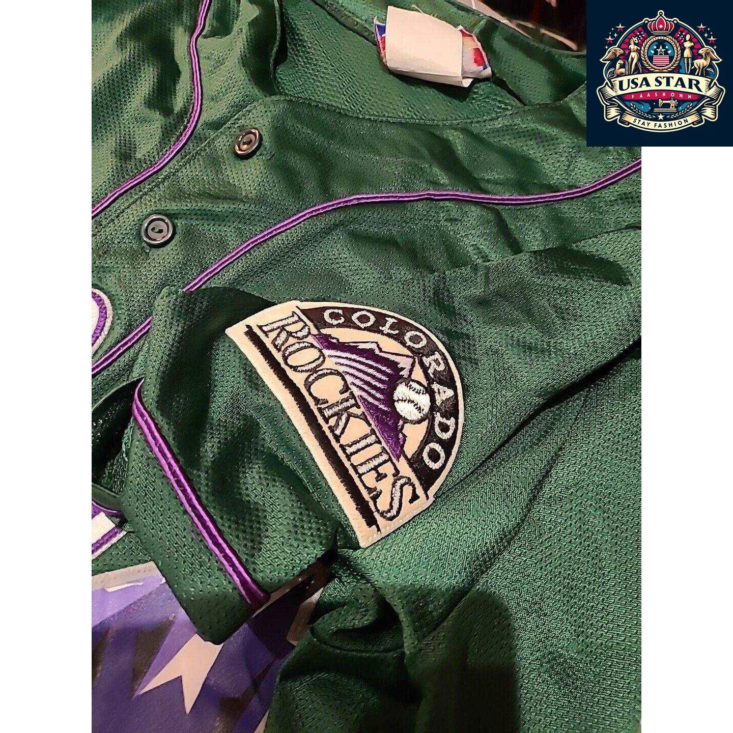 1998 Diamond Collection Colorado Rockies Jersey, Majestic Large, Authentic Fan Apparel USASTARFASHION