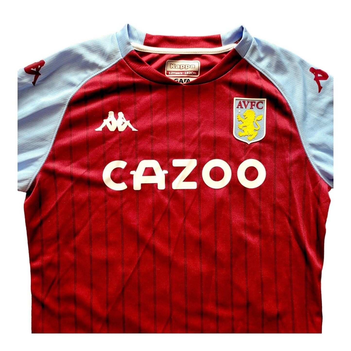 Aston Villa Kid's Kappa Home Shirt (Size 12Y) - Personalized-USASTARFASHION