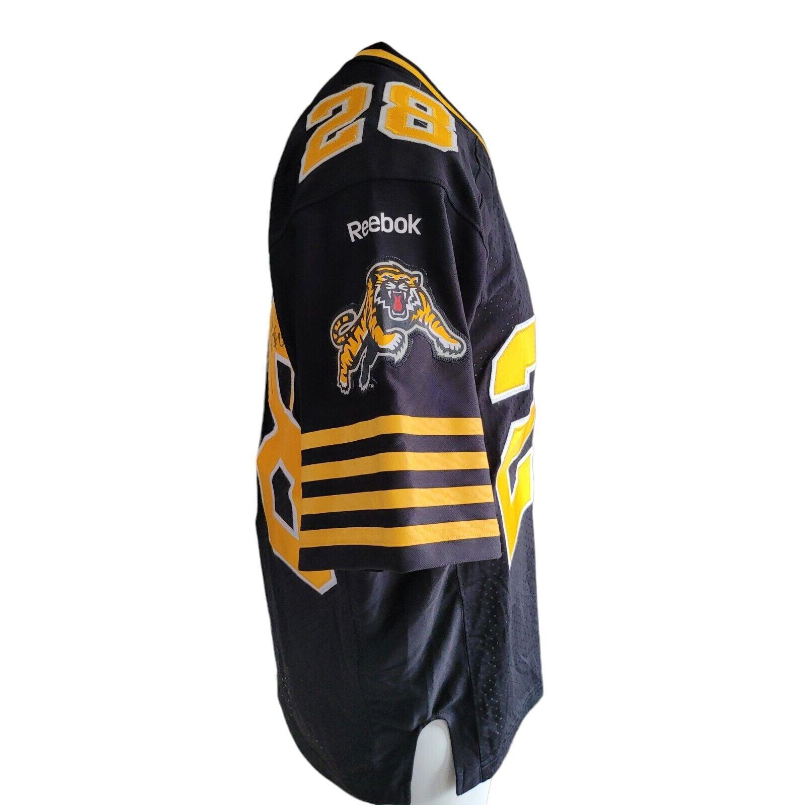 Hamilton Tiger-Cats CFL Reebok J. Johnson # Jersey - Signed, Size M-USASTARFASHION