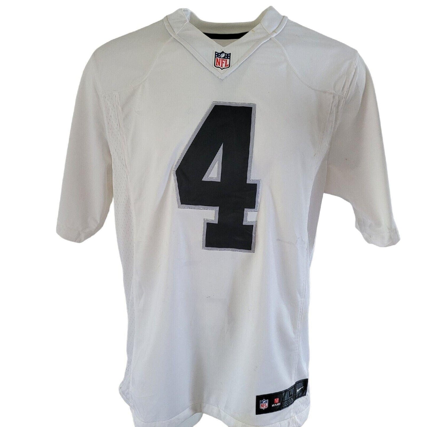 Las Vegas Raiders NFL Jersey #4 Carr Nike Away Road - Mens Size L-USASTARFASHION