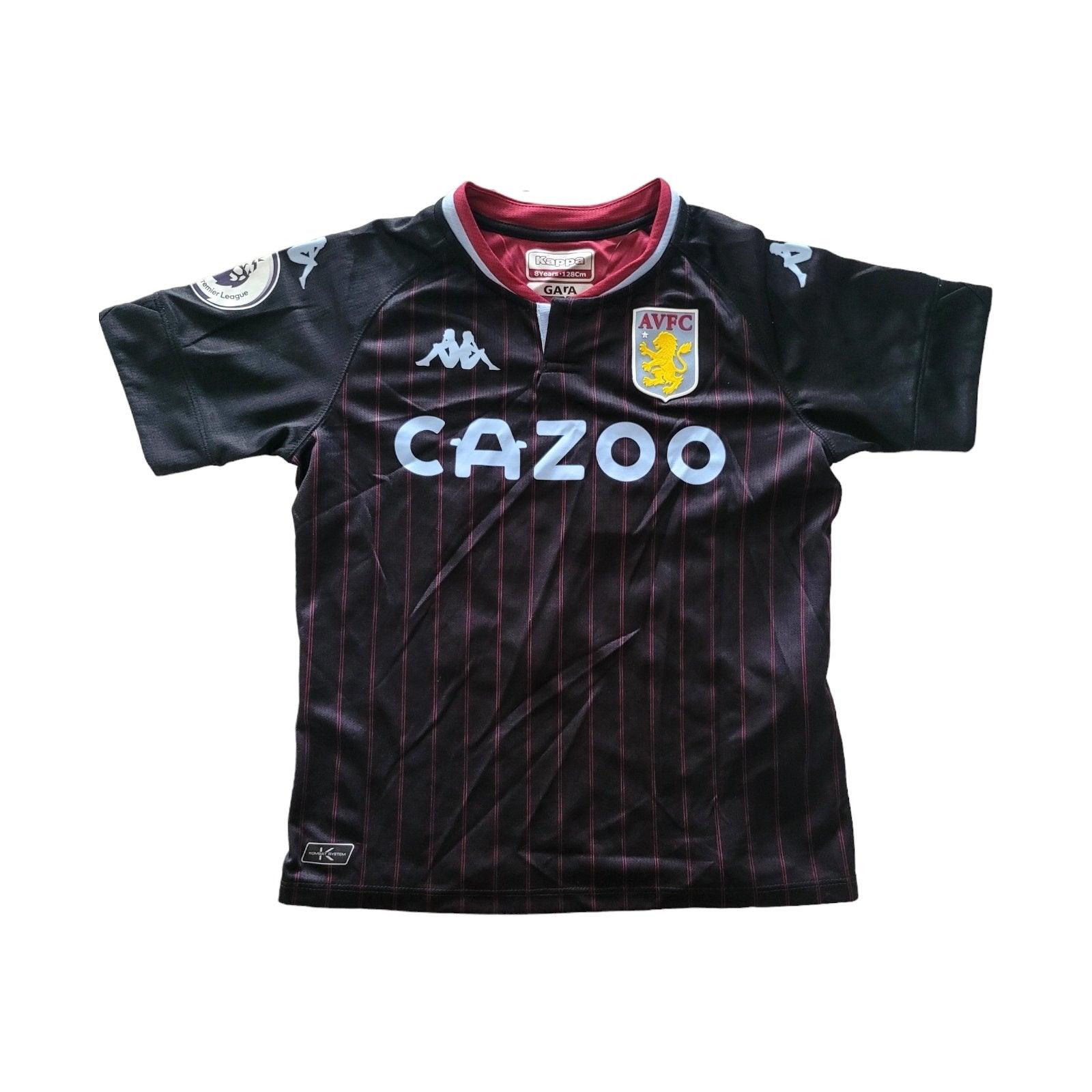 Kappa Aston Villa Youth Jersey Clarke #12 Regular Fit Size 8Y Free Shipping-USASTARFASHION