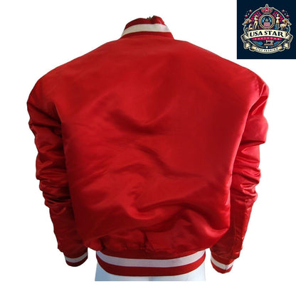 Vintage Cincinnati Reds Jacket by Starter Diamond Collection, Men's L (Fits Like M), Snap Closure - USASTARFASHION