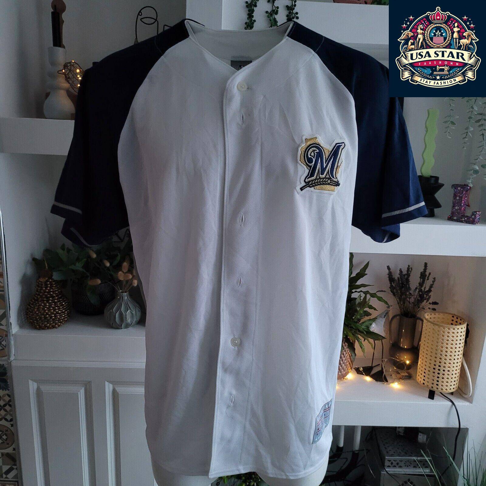 Milwaukee Brewers T-Shirt Ryan Braun #8 XL - Classic Design, Comfortable Fit, Top Player Apparel - USASTARFASHION