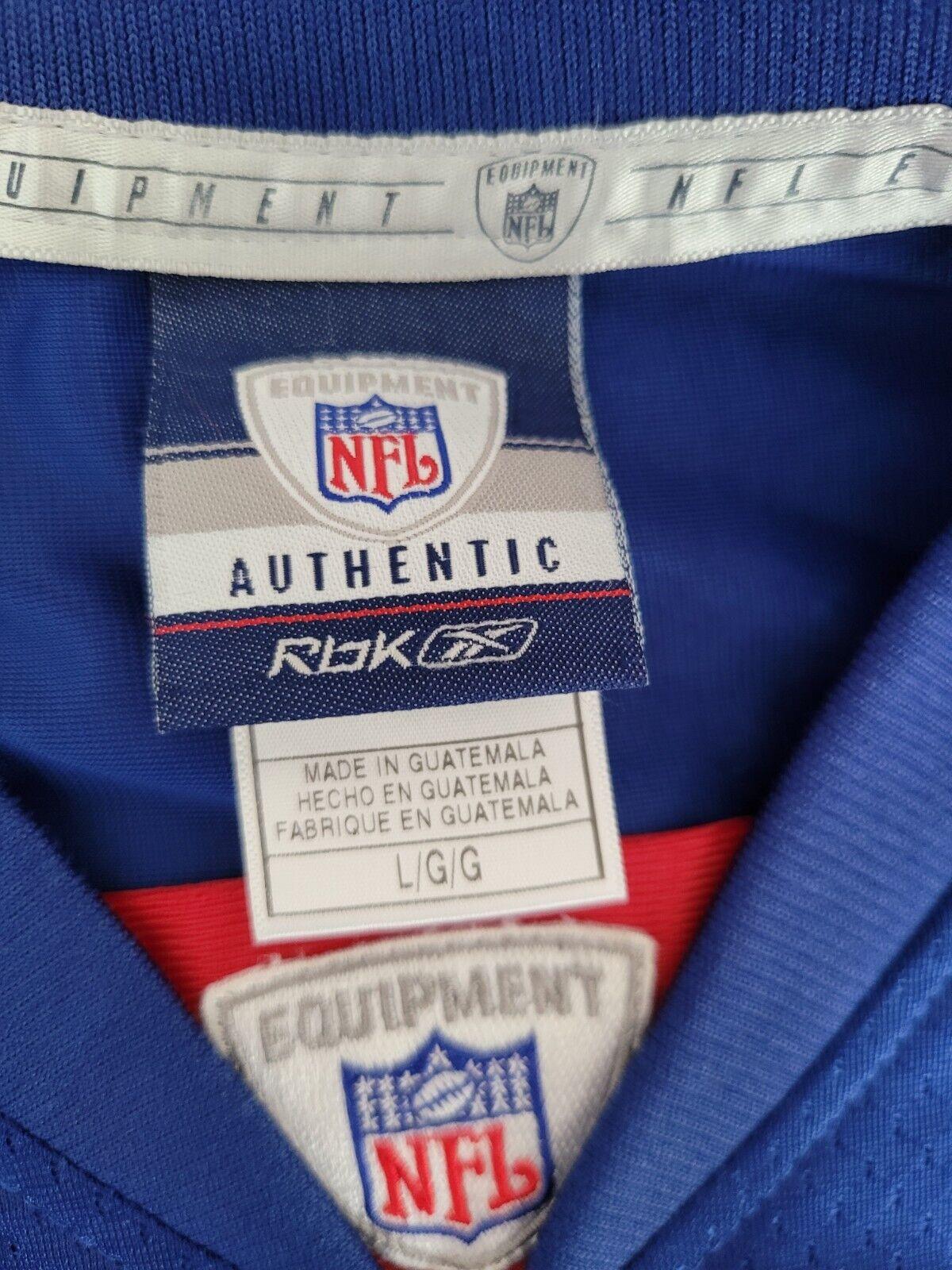 New York Giants Reebok NFL Jersey #17 Burress Classic Throwback in Rare Size L-USASTARFASHION