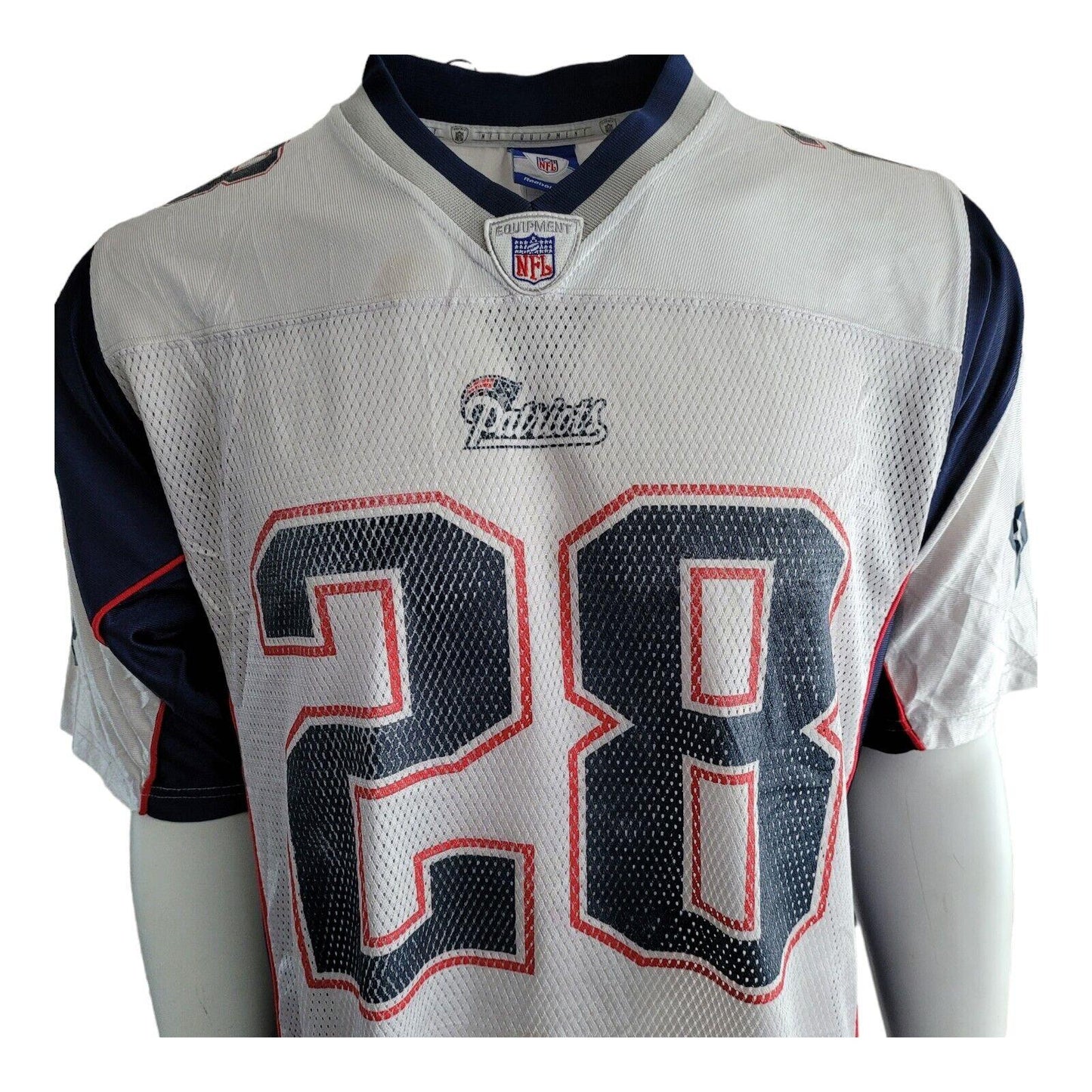 New England Patriots Reebok Dillon #28 NFL Jersey - Size M - Authentic Replica with Comfort Fit-USASTARFASHION