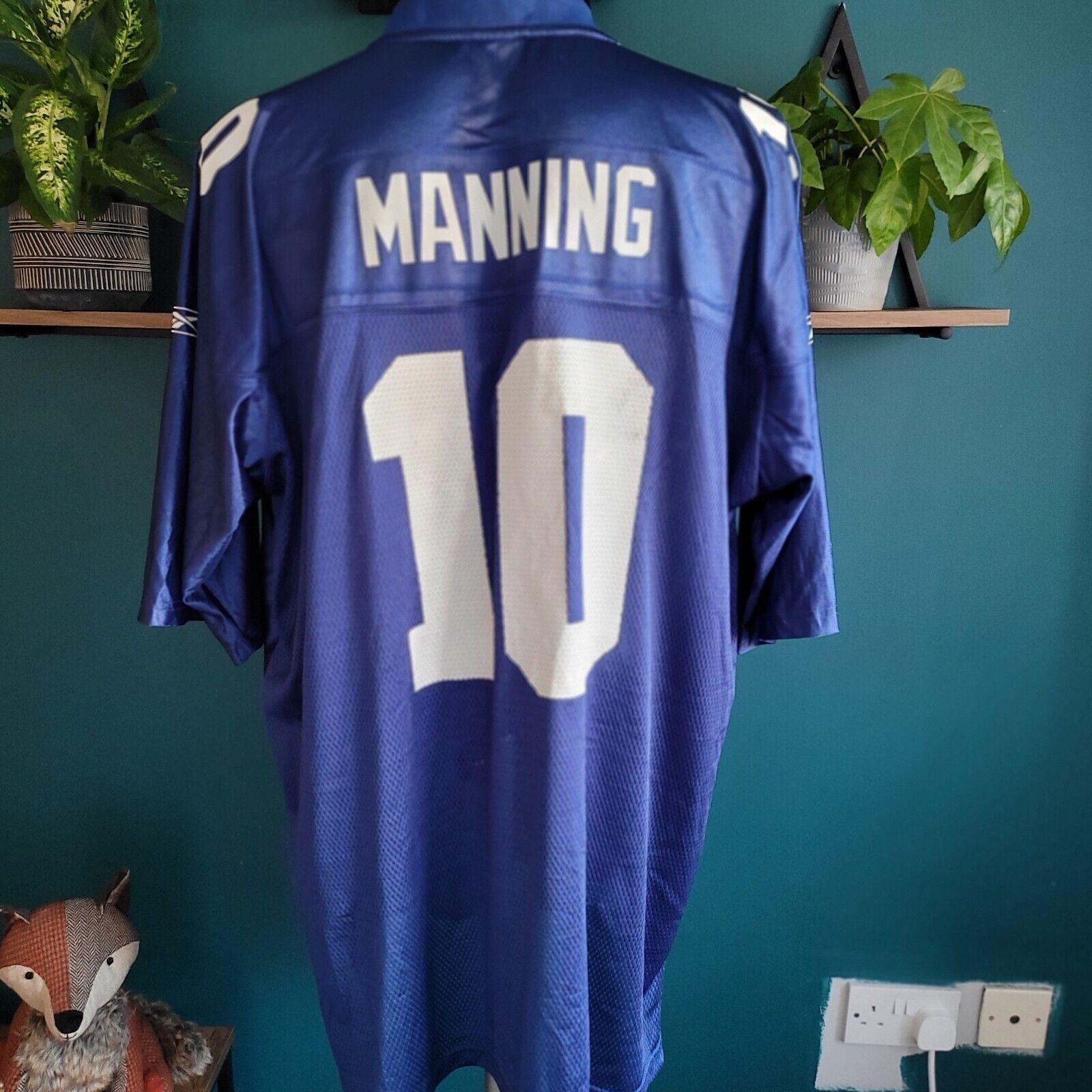 NFL Reebok New York Giants Manning #10 Jersey - Size 2XL-USASTARFASHION