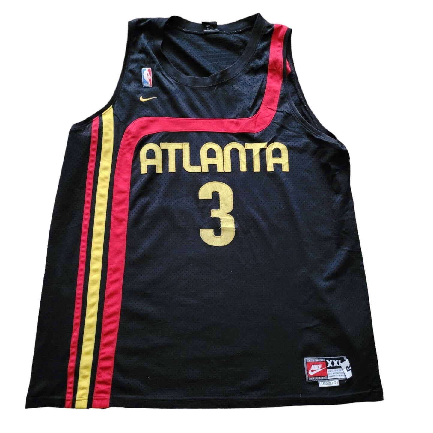 NIKE NBA Atlanta Hawks Shareef Abdur-Rahim #3 Jersey Size 2XLarge-USASTARFASHION