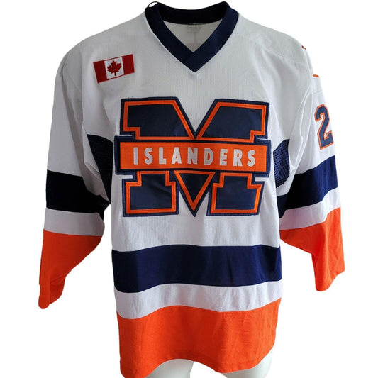 ISLANDERS HOCKEY NICHOLSON #24 JERSEY | ADULT SIZE L | AUTHENTIC FIT-USASTARFASHION