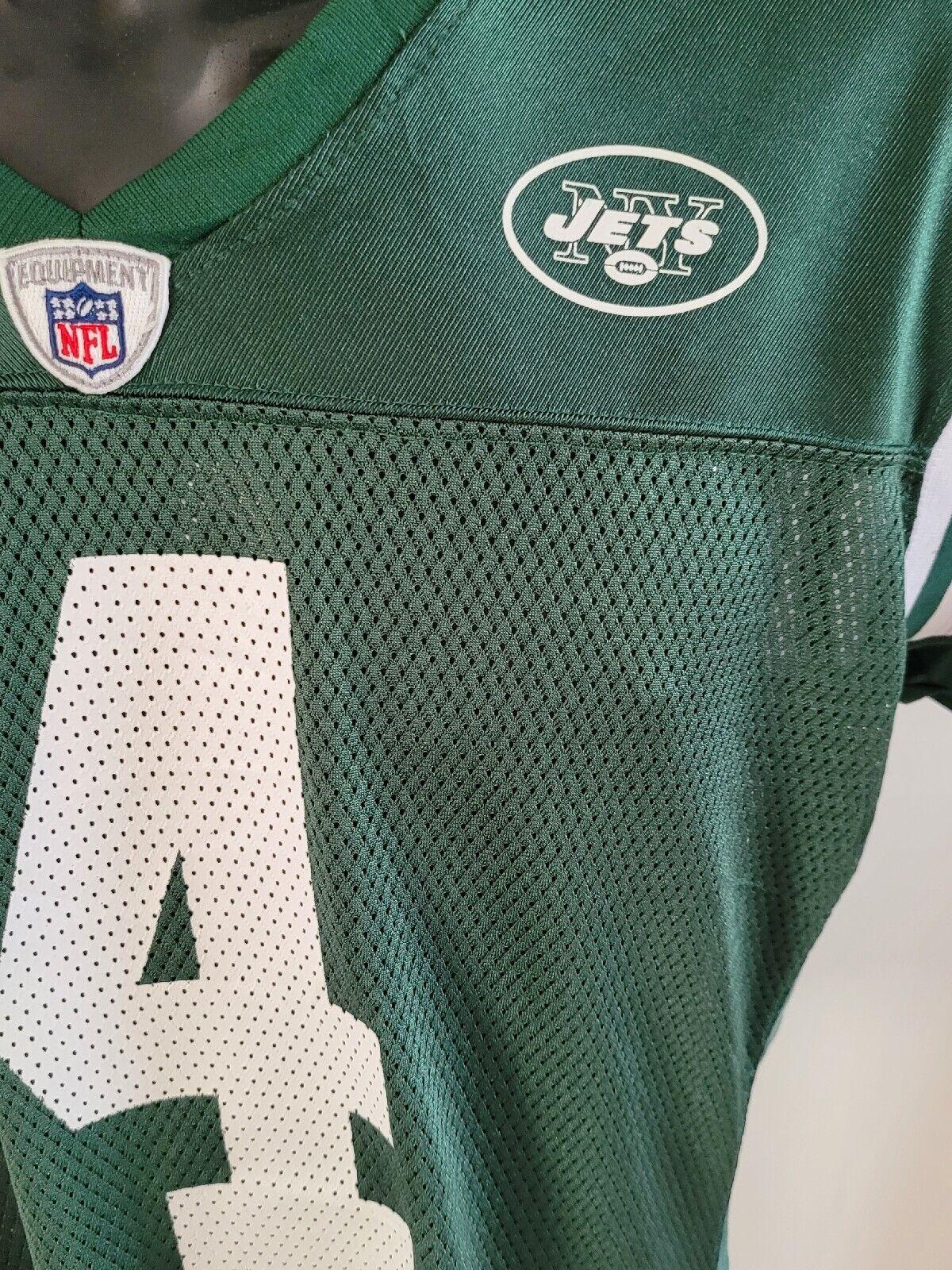 New York Jets Women's Jersey #4 - Brett Favre Reebok XL NFL On Field-USASTARFASHION