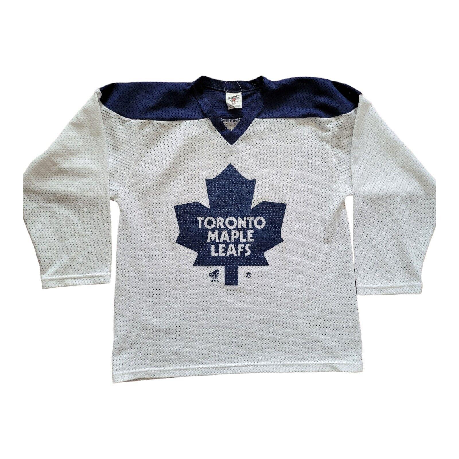 Toronto Maple Leafs Vintage NHL Youth Jersey | Youth Large (L) - Official Ravens Design-USASTARFASHION