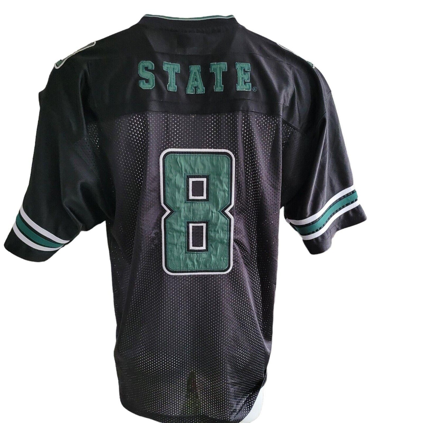 Michigan State Spartans Tate #8 Authentic Adult Jersey - Green and White-USASTARFASHION