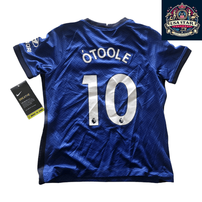 Nike Chelsea Youth Jersey O'Toole #10 Size XL (122-128cm) Breathable Fabric, Free Shipping - USASTARFASHION