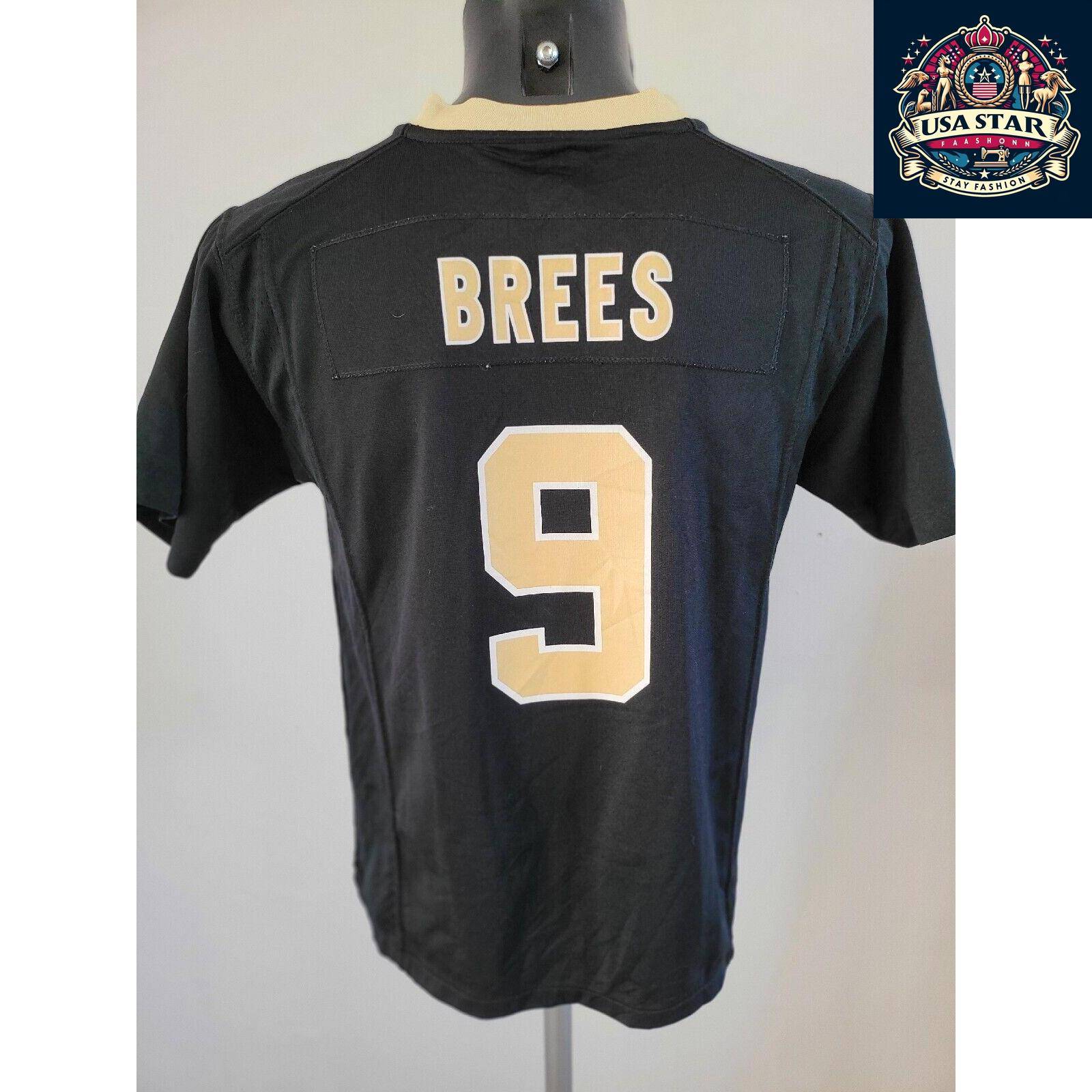 Drew Brees #9 New Orleans Saints Youth Jersey Shirt in Brown – Nike Durable Activewear for Kids - USASTARFASHION