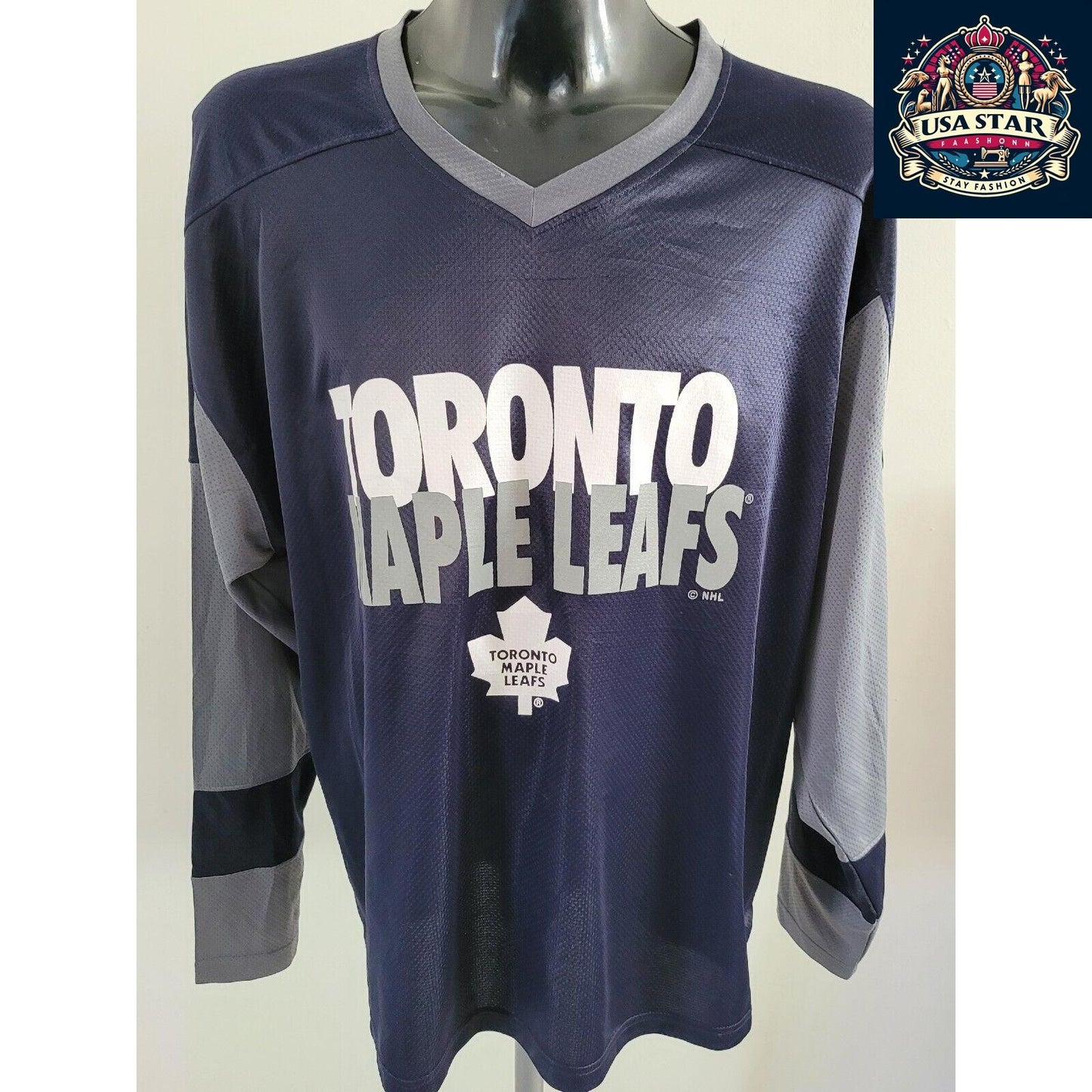 NHL Toronto Maple Leafs Jersey - XL Size, Comfortable Fit, Durable Fabric for True Fans - USASTARFASHION