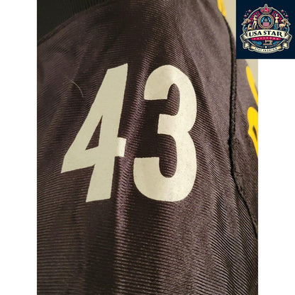 Troy Polamalu #43 Reebok Jersey Youth Large - Official NFL Pittsburgh Steelers Merchandise - USASTARFASHION