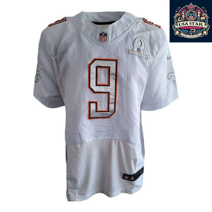 New Orleans Saints Jersey Drew Brees #9 Nike NFL Pro Bowl - Comfortable, Durable, Men's Large - USASTARFASHION