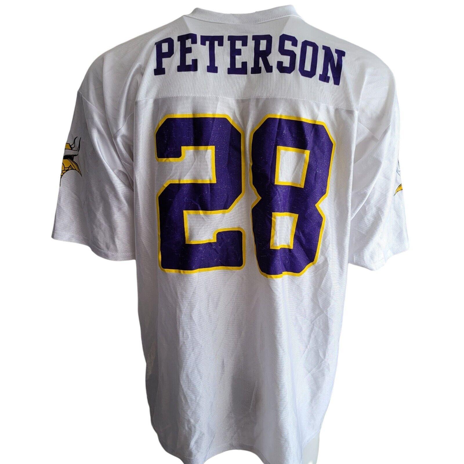 Authentic Minnesota Vikings NFL Jersey - Size XL Officially Licensed - #28 PETERSON-USASTARFASHION