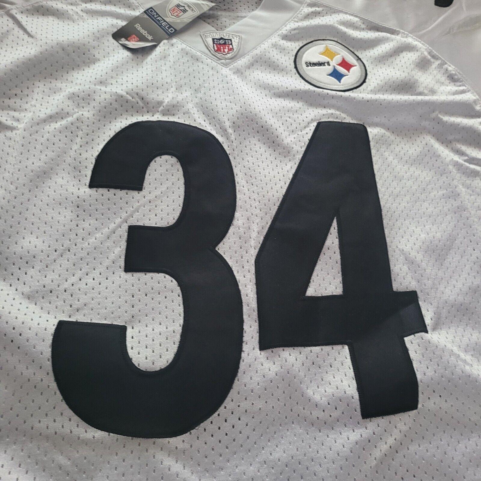 Pittsburgh Steelers Reebok NFL Mendenhall #34 Jersey - Size 54 (2XL)-USASTARFASHION