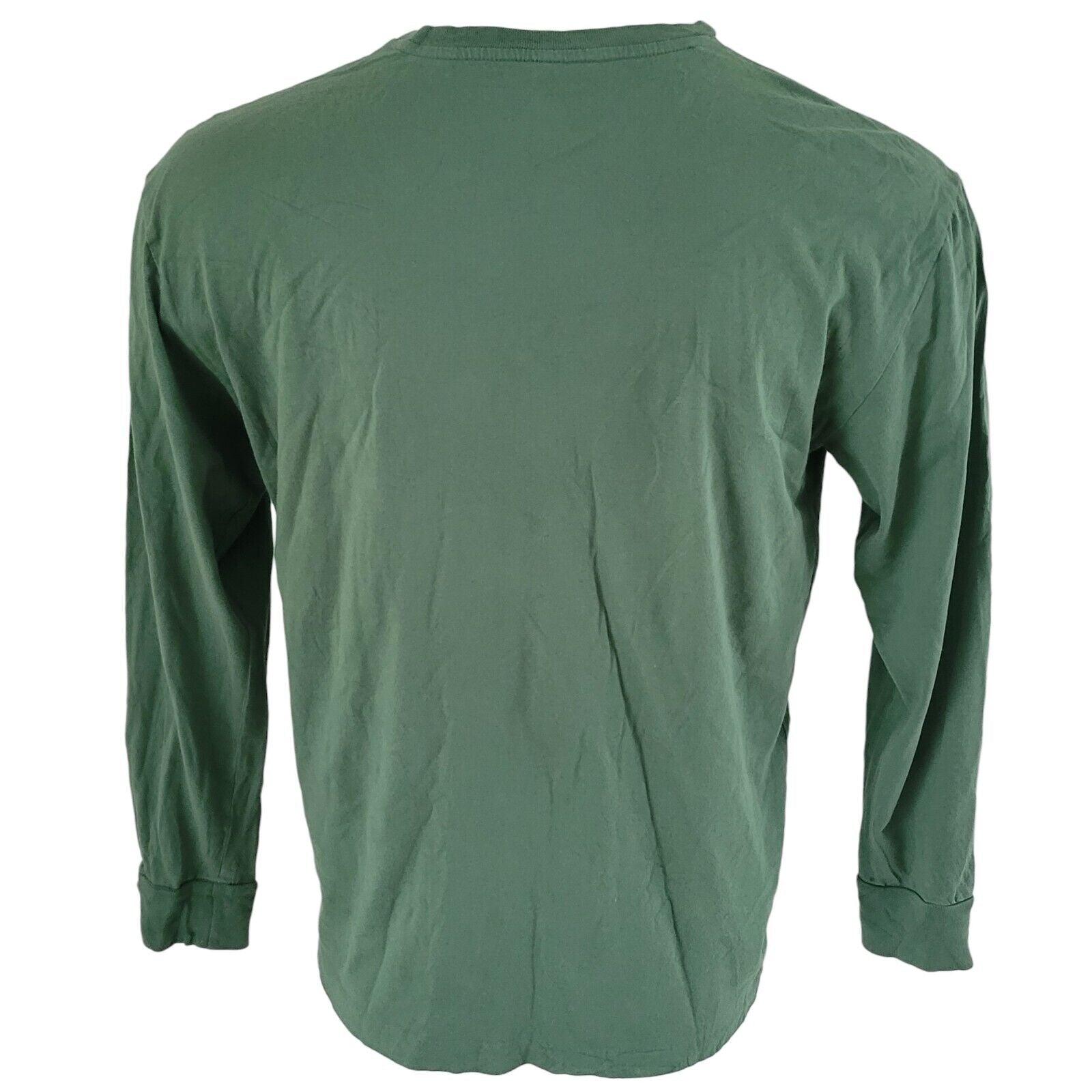 Polo Ralph Lauren Sweatshirt M 100% Cotton Green Pullover Unisex Long Sleeve-USASTARFASHION