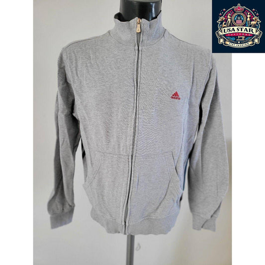 Adidas Tracksuit Top Full Zip Size S - Stylish, Comfortable, Versatile Activewear for All Occasions - USASTARFASHION