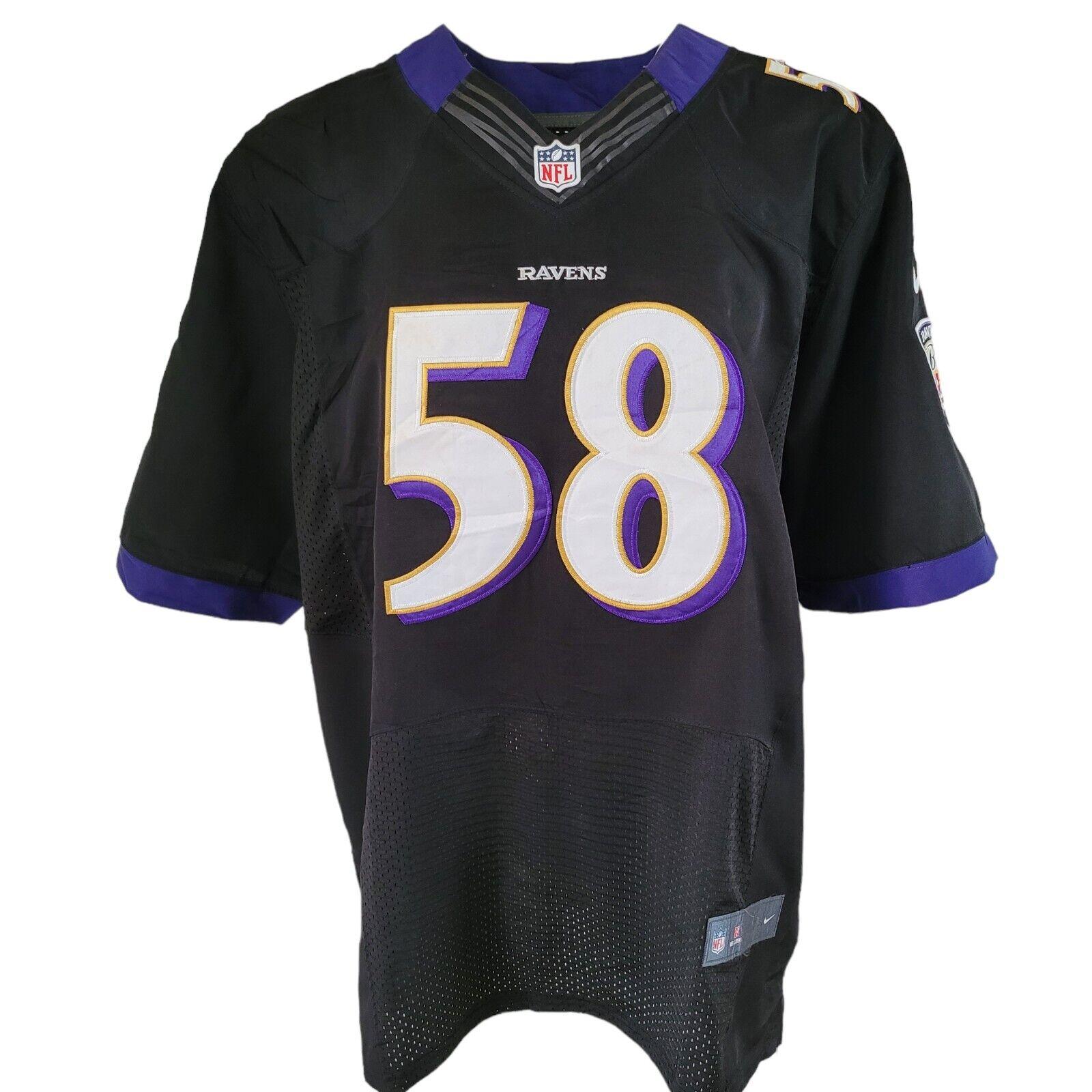 NIKE Baltimore Ravens Dumervil #58 XXL Men's Jersey-USASTARFASHION