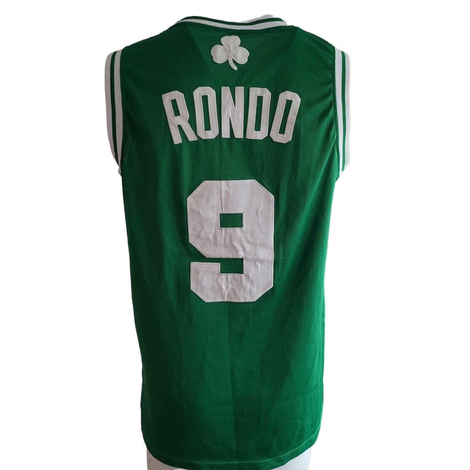 Boston Celtics Rondo #9 Vintage Adidas Basketball Jersey (Size S)-USASTARFASHION