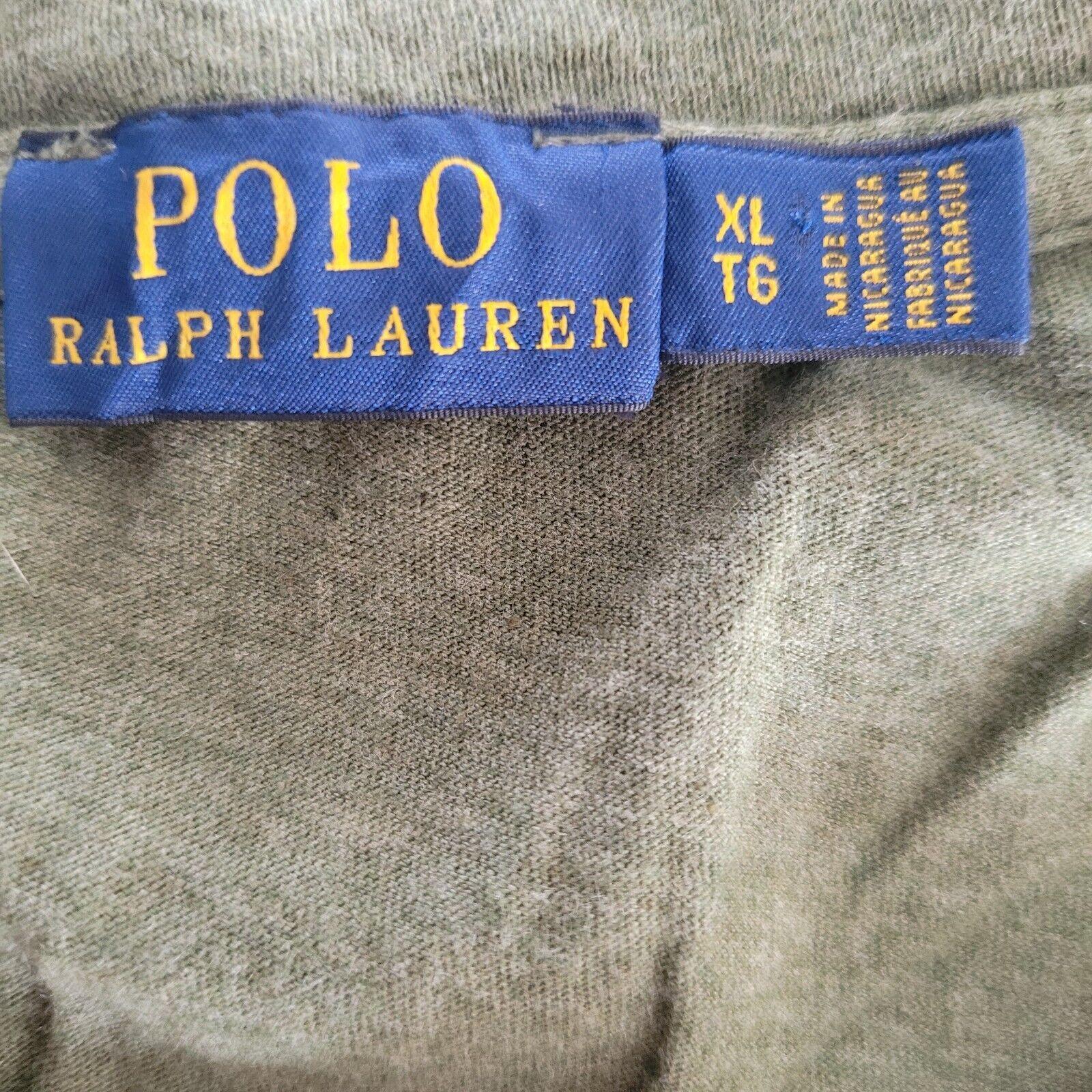 Ralph Lauren Youth XL Adult S/M Cotton T-Shirt - Crew Neck, 100% Cotton-USASTARFASHION