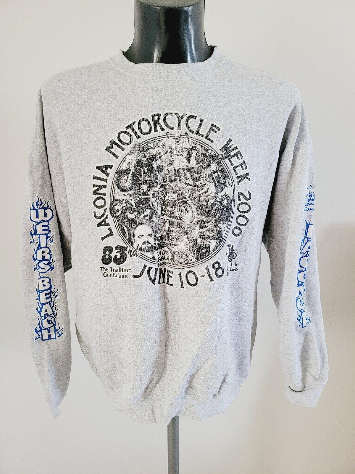 LEE Laconia Motorcycle Sweatshirt XL | Edgy Motorcycle Design, Comfort Fit-USASTARFASHION