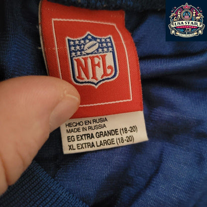 Peyton Manning Jersey #18 Reebok NFL Youth XL Shirt - Breathable Fabric, Team Colors - USASTARFASHION