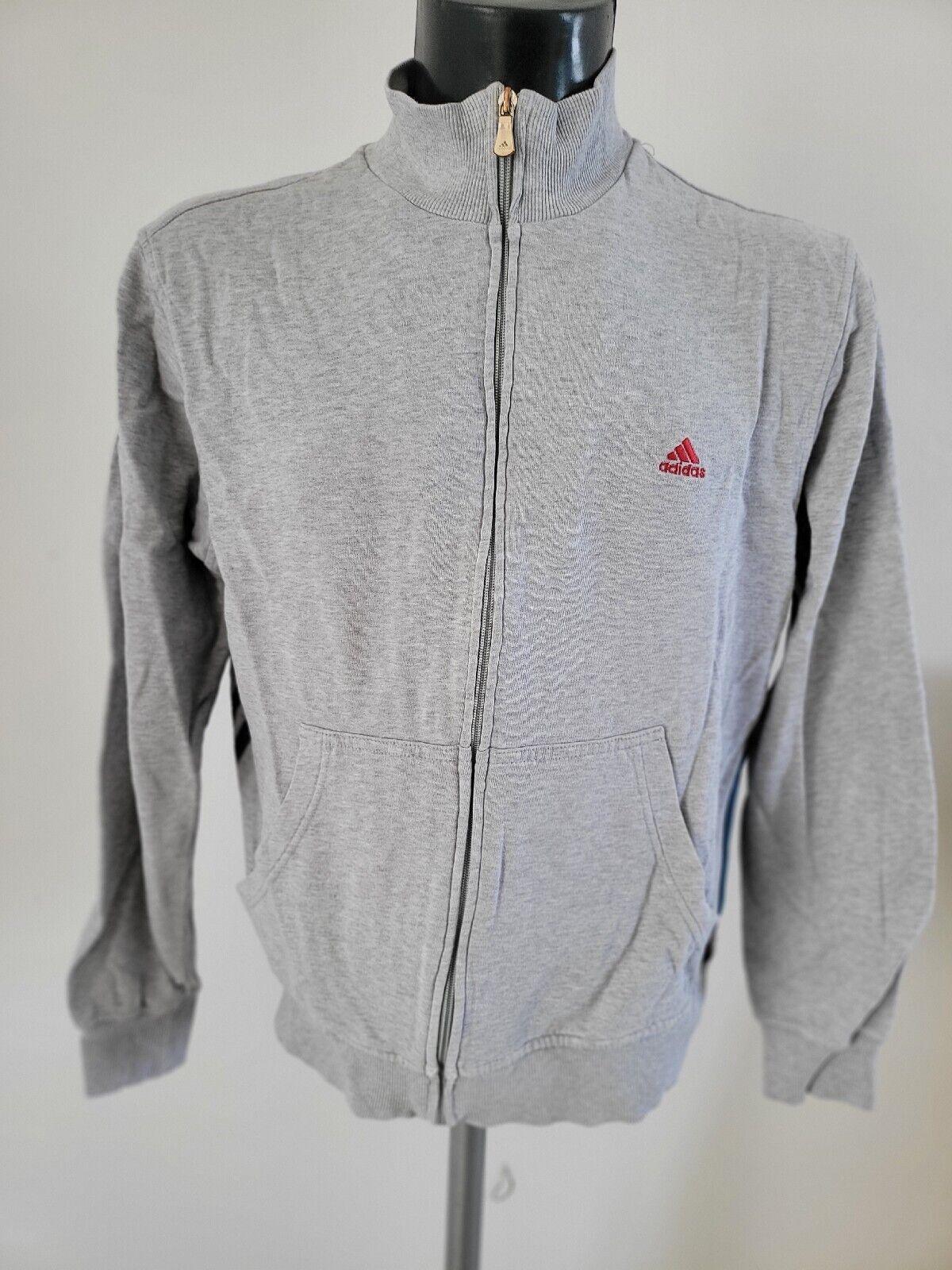 Adidas Full-Zip Tracksuit Top | Size S | Stylish & Comfortable | 40" Chest-USASTARFASHION