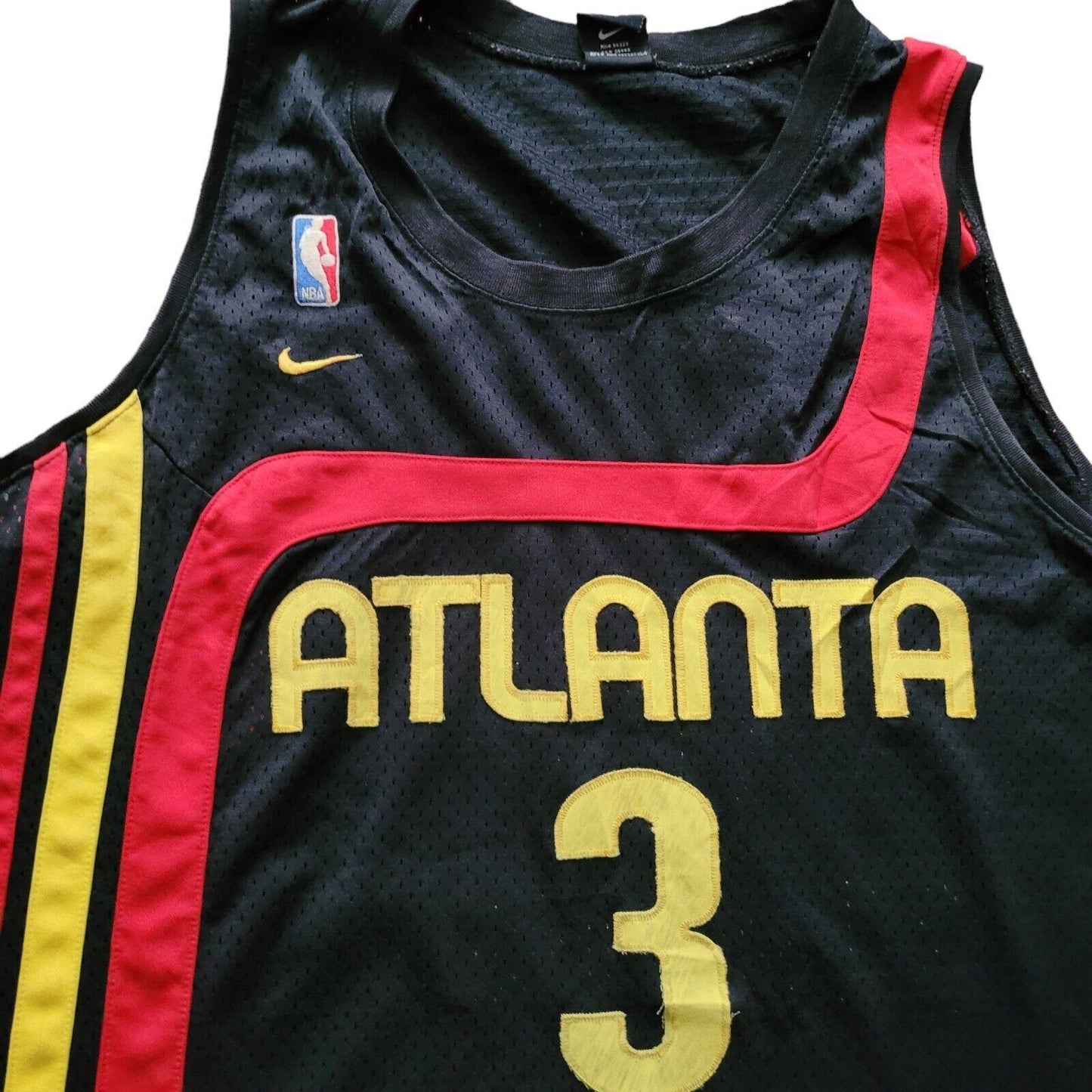 NIKE NBA Atlanta Hawks Shareef Abdur-Rahim #3 Jersey Size 2XLarge-USASTARFASHION