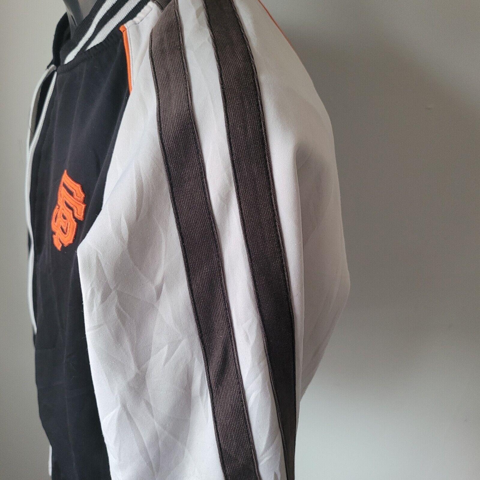 San Francisco Giants Bomber Jacket Black - G-III Sports Size M MLB 44"-19-USASTARFASHION