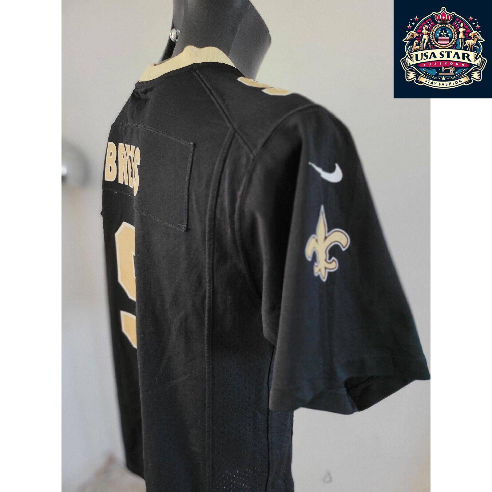 Drew Brees #9 New Orleans Saints Youth Jersey Shirt in Brown – Nike Durable Activewear for Kids - USASTARFASHION