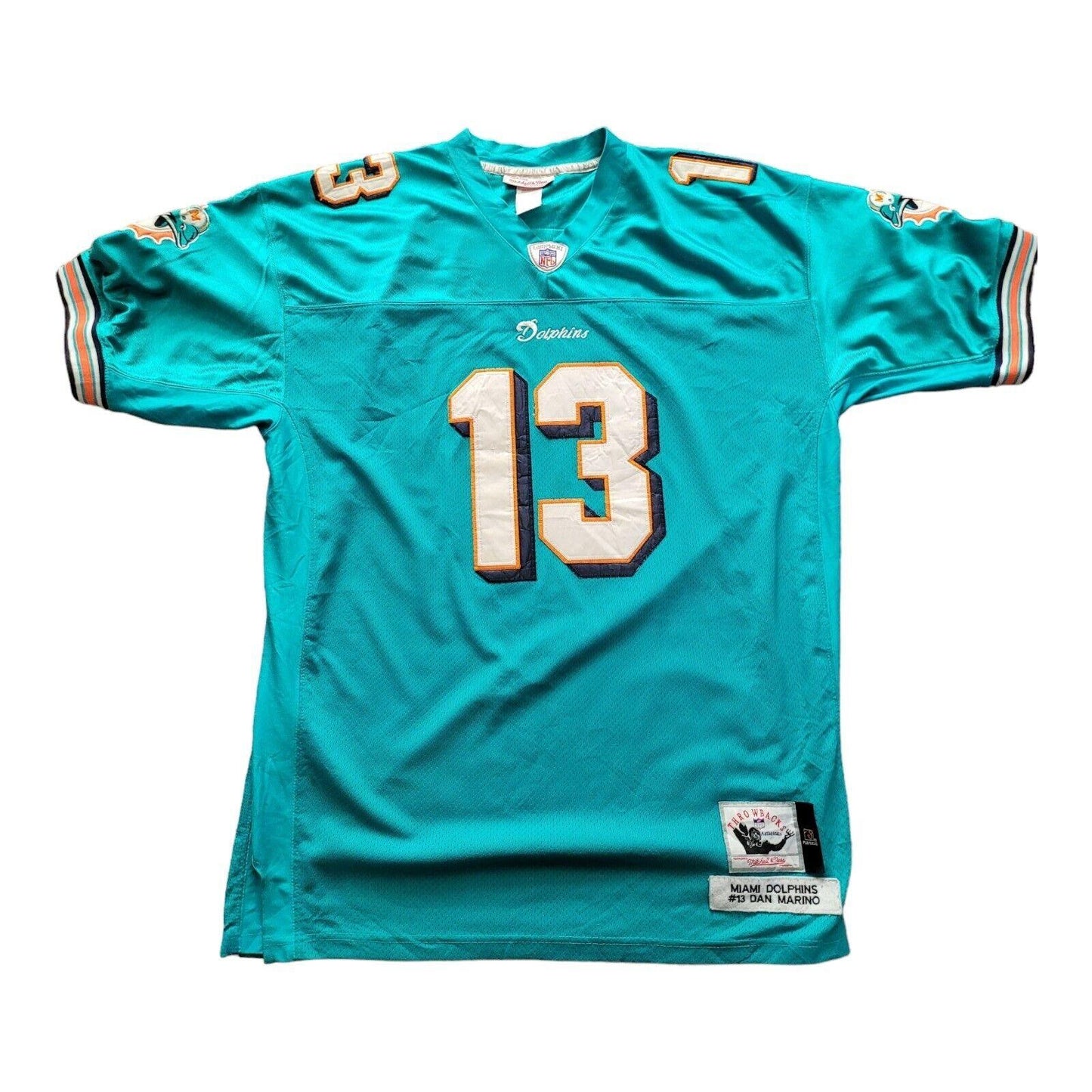 Miami Dolphins Dan Marino #13 Throwbacks Jersey Size 54 (XL)-USASTARFASHION