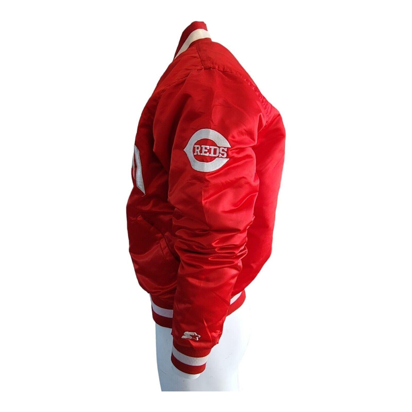 Starter Diamond Collection Cincinnati Reds Jacket Vintage L 1990s Classic-style Men's Pullover Snap Enclosure Size L-USASTARFASHION