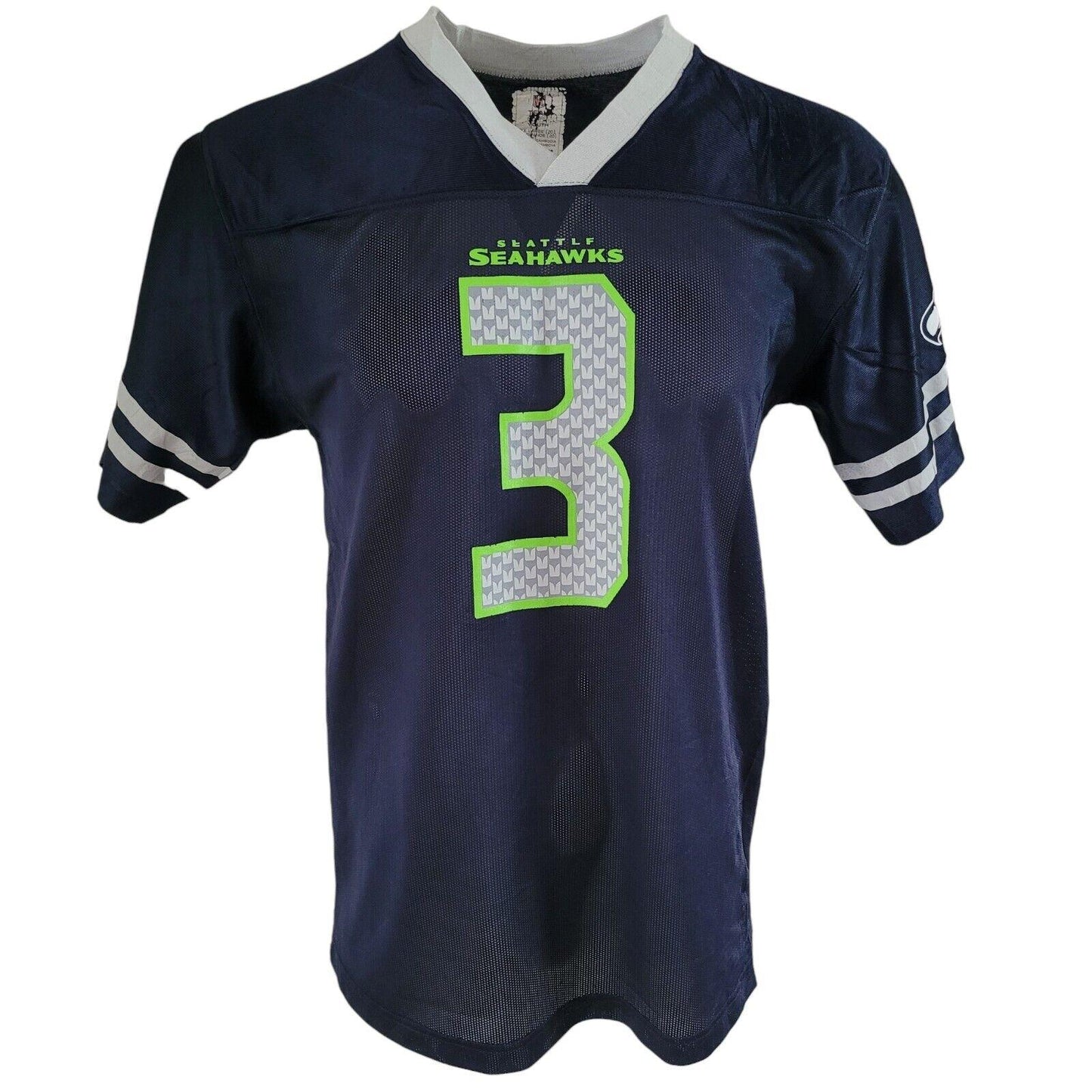 Seattle Seahawks #3 Wilson Jersey - Youth XXL (18-20) / Adult S-USASTARFASHION