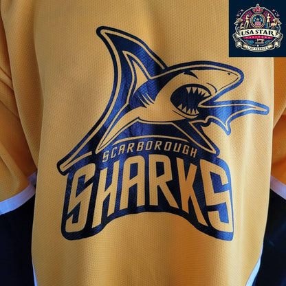 Signed Scarborough Sharks Jersey - Limited Edition Collector's Adult L Top with Authentic Signature - USASTARFASHION