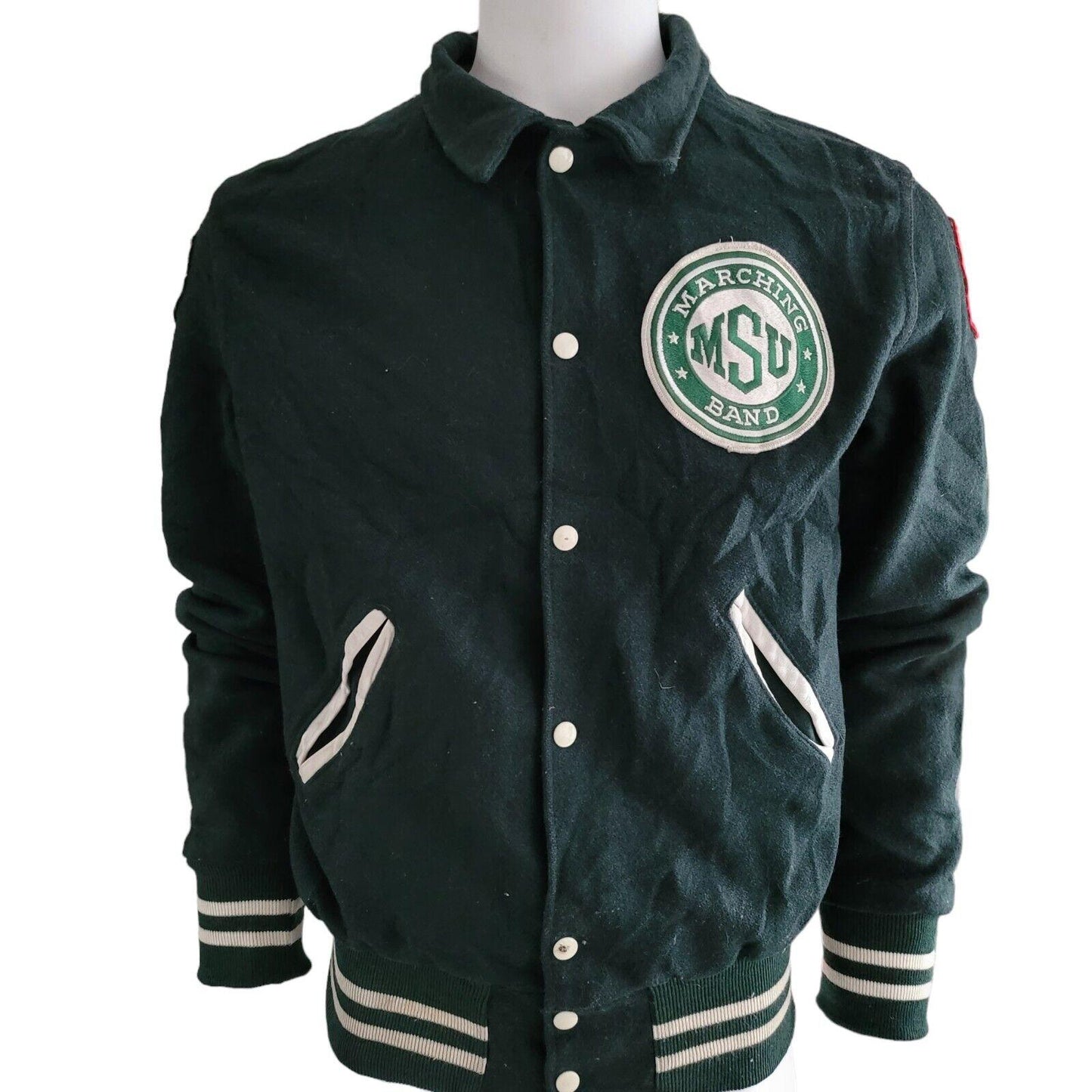 Holloway Original Collage Jacket: 1993 Michigan State Spartans Liberty Bowl Edition-USASTARFASHION