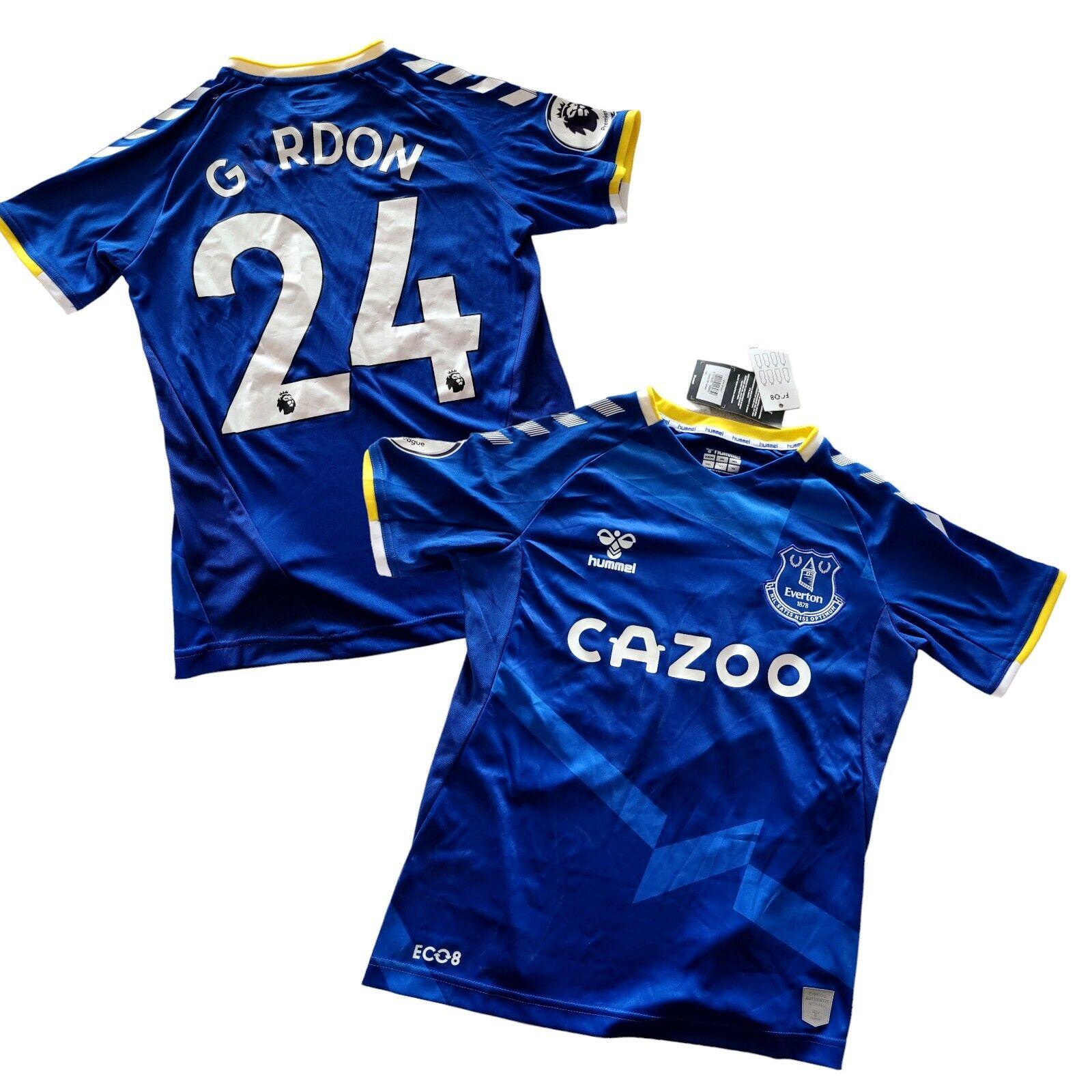 Everton FC Hummel Home Shirt Y2XL Gordon 24 - New (Missing Letter)-USASTARFASHION