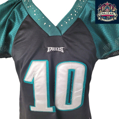 Philadelphia Eagles Jersey Women Reebok Jackson 10 – Official NFL Merchandise Size Small - USASTARFASHION