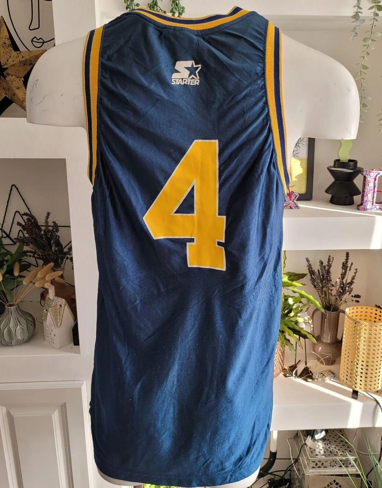 Michigan Chris Webber Starter #4 Vintage Basketball Jersey Size 48 Large-USASTARFASHION